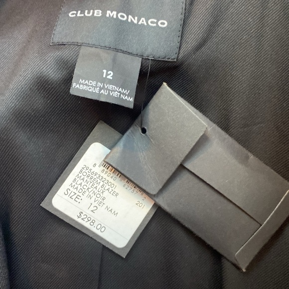 Club Monaco Borrem Single Button Blazer size 12
Black business office legal - Picture 13 of 17